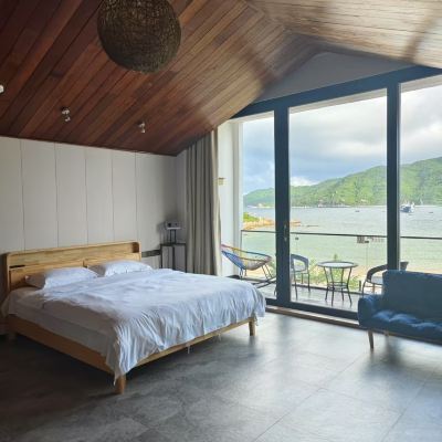 180°豪華海景大床房（私享陽台+小冰箱=投影電視） 三亞海棠灣HANATOALICE花與愛麗絲海景酒店優惠