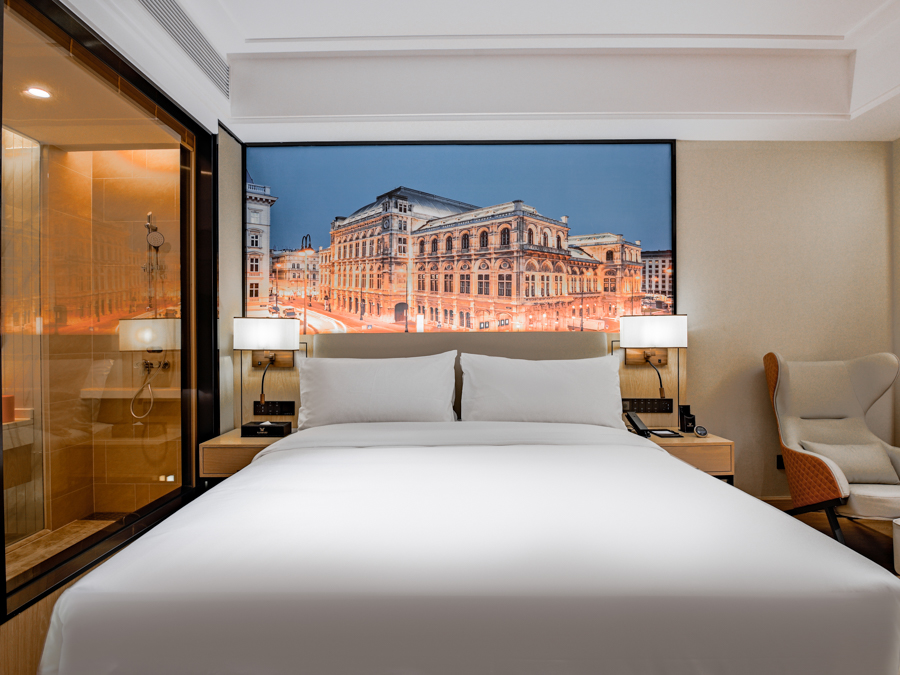 豪华大床房【愉梦床垫+宽敞静谧+Coffee机】