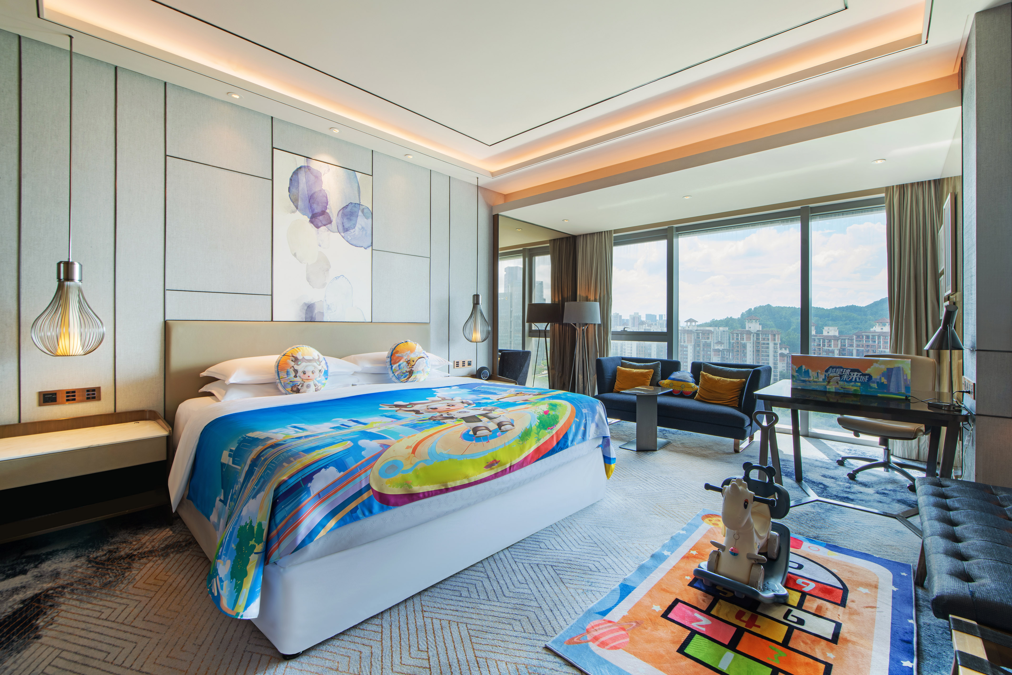 越星球未来城主题亲子大床房