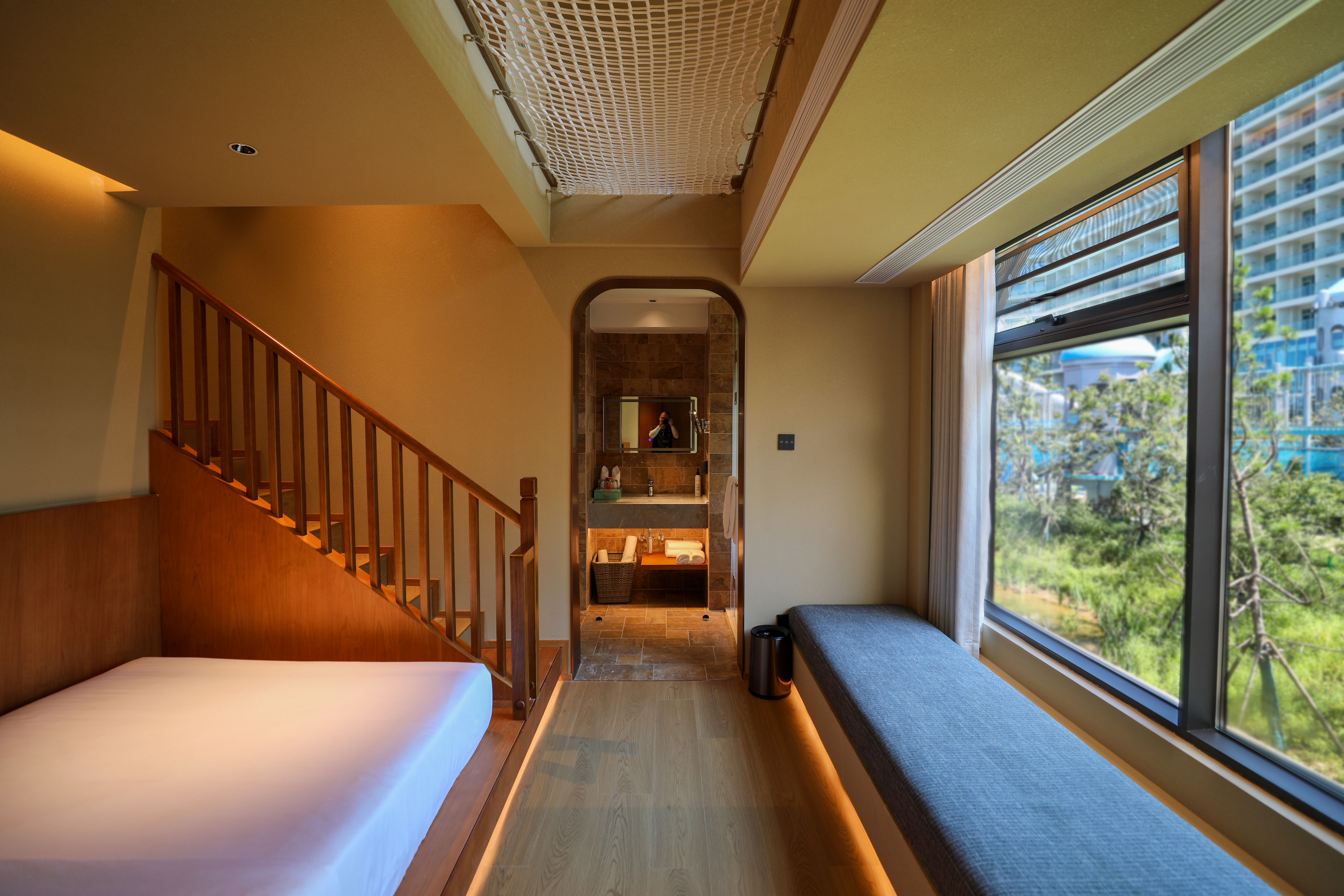 星梦复式双卧别墅「独享庭院·超大客厅·观星阁楼」