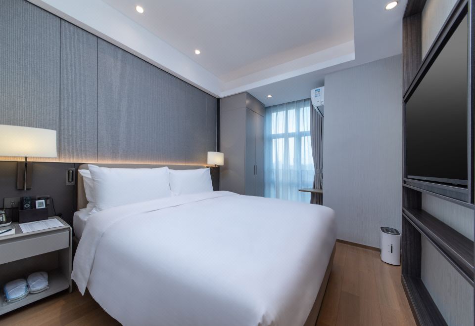 Somerset Haizhu Centre GuangzhouDeluxe One-Bedroom Suite (Washer Dryer + Kitchen + Fridge)