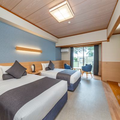 【ドッグラン直結】和モダンツイン Wan's Resort 城ヶ崎海岸 クーポン