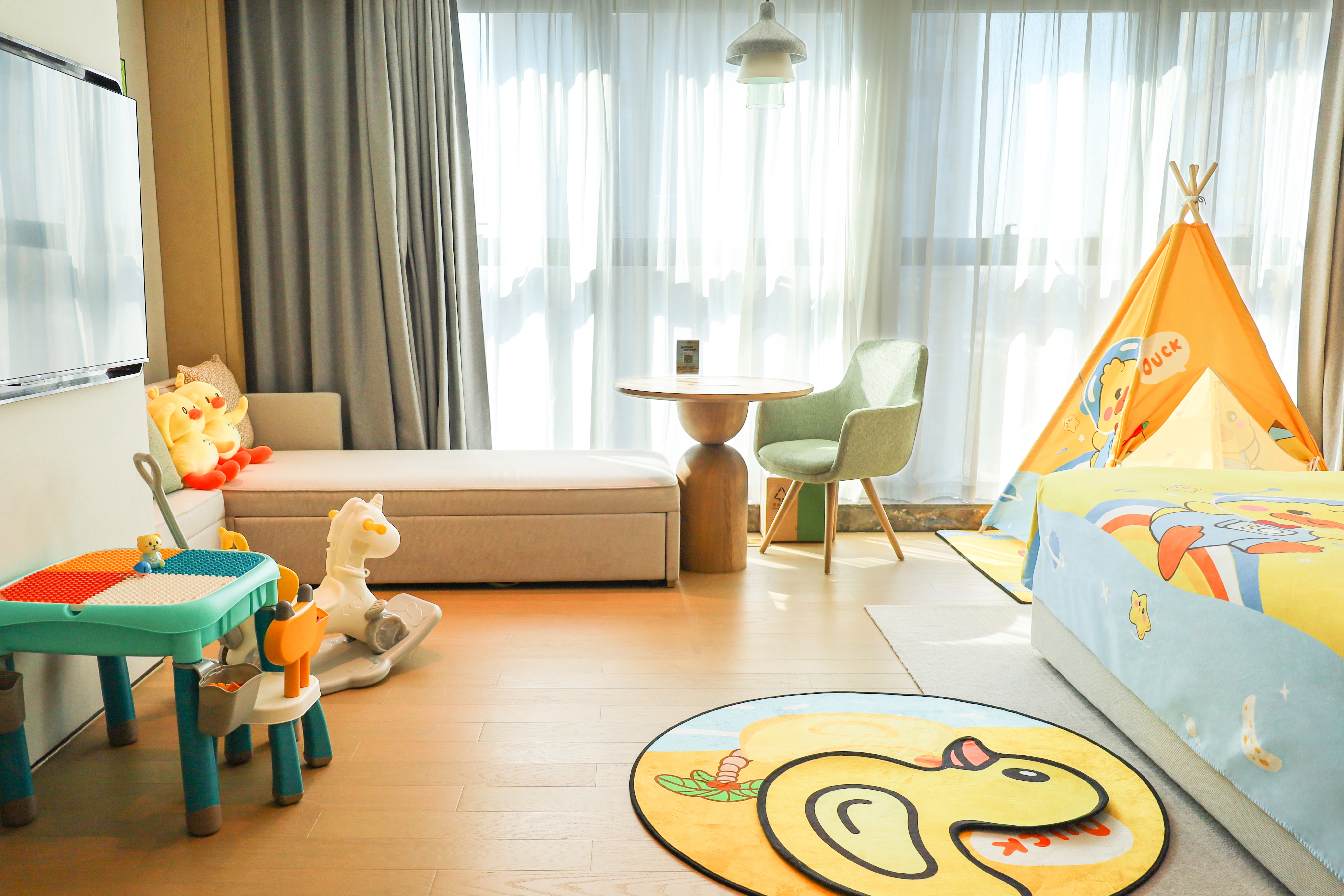 【小黄鸭的假日】亲子主题套房