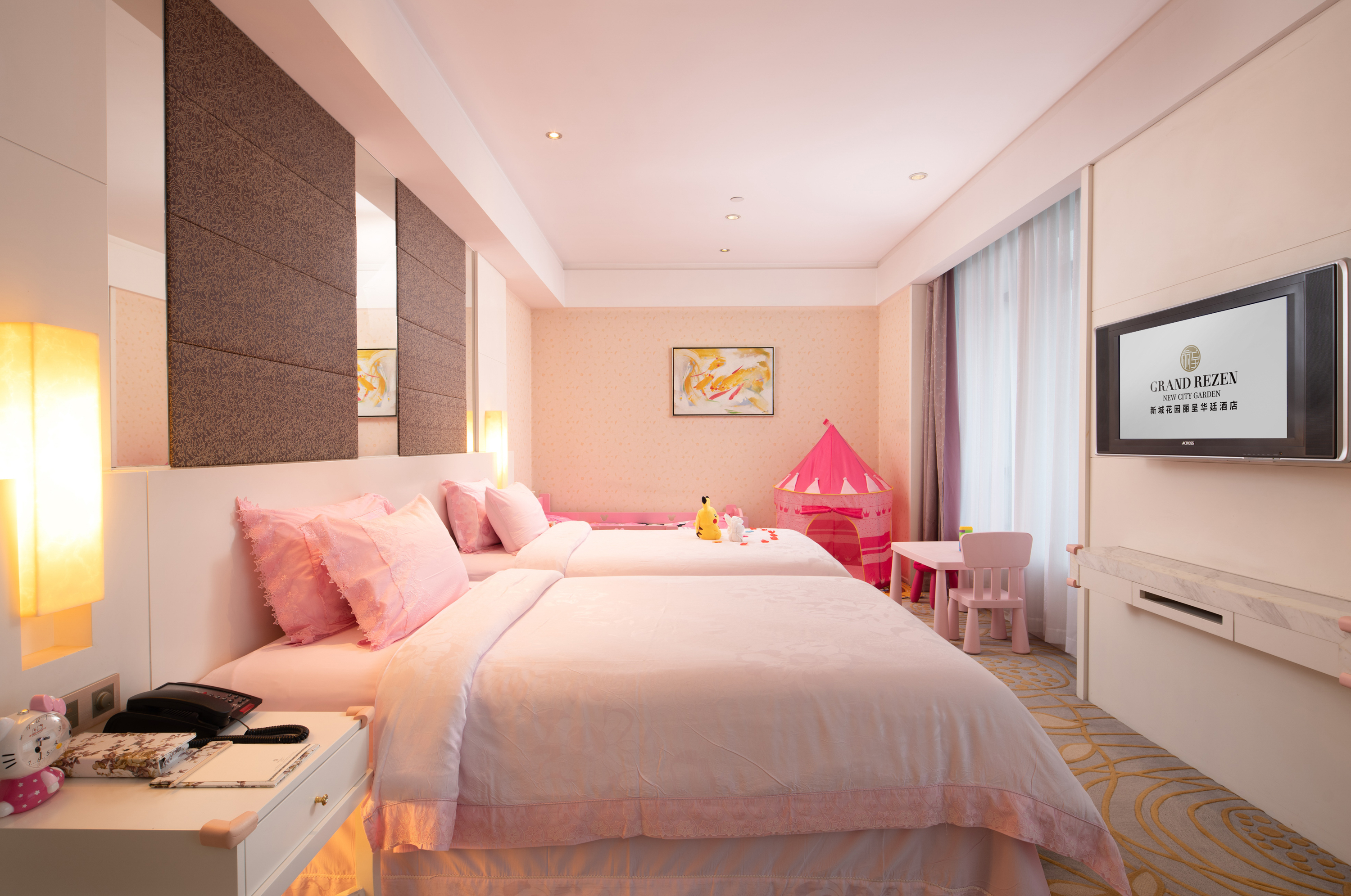 智慧公主房（3單人床+室內恒溫親子樂園+IMAX影院）