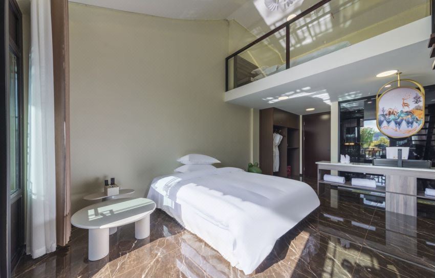 Zhenhu Homestay (Jiandemeicheng Ancient Town)Fuqian Street|Lake View Terrace Parent-Child Loft Family Room