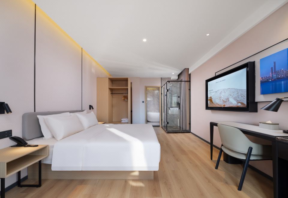 幾木海景大床房（冰箱+手機投屏+浴袍+智控）