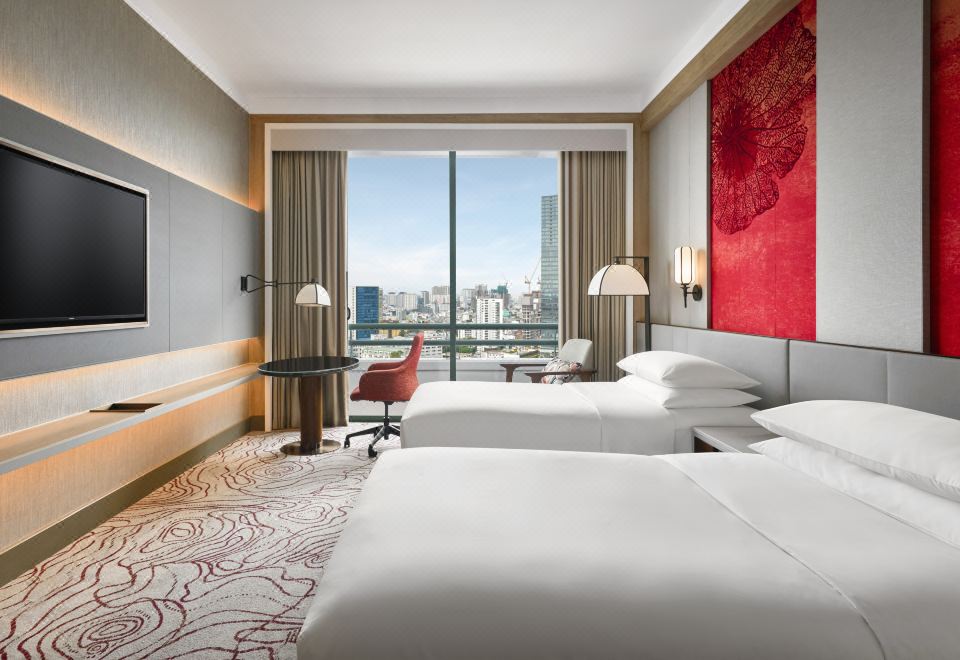 可使用俱樂部休息室，客房，雙床