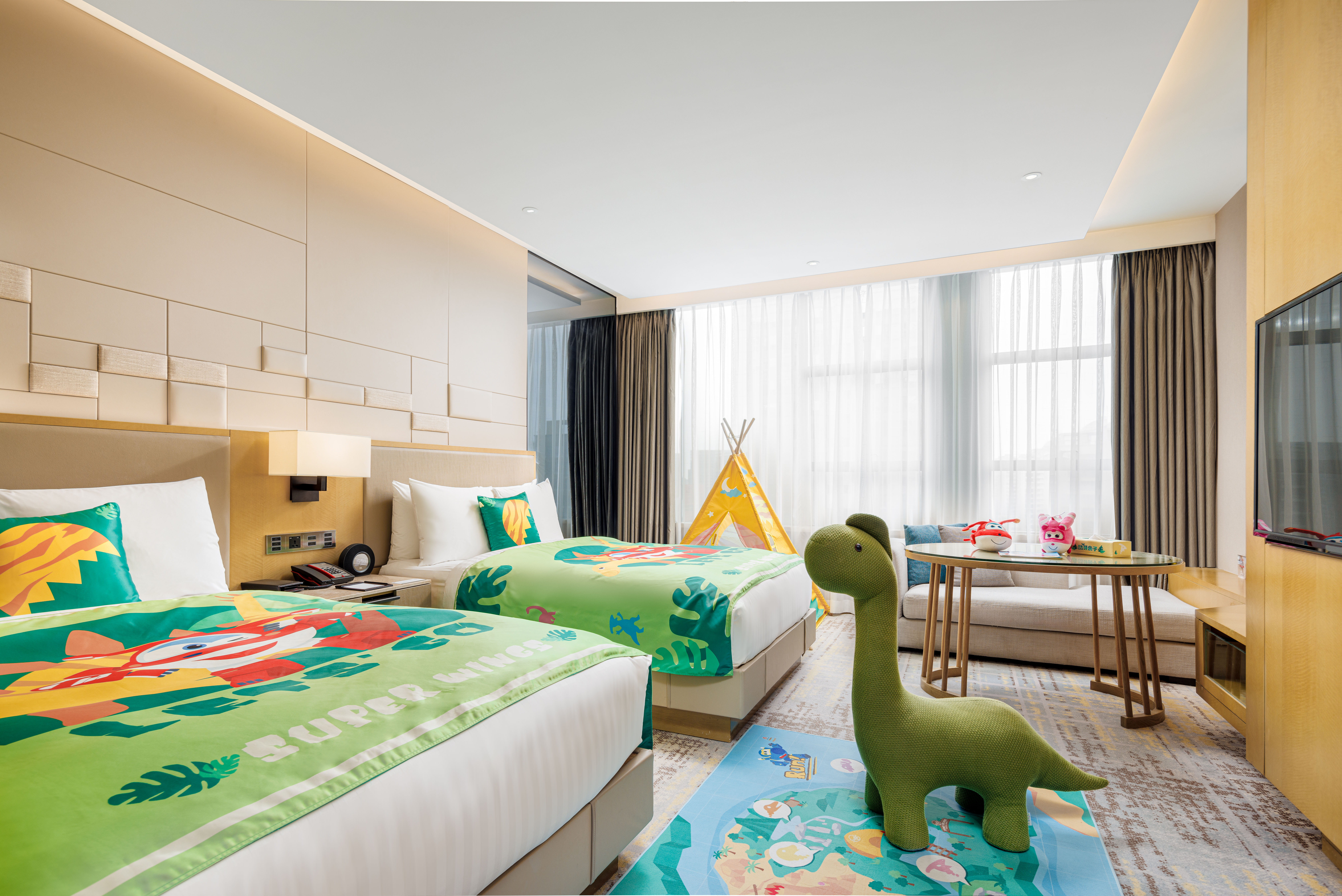 主题亲子房-双床