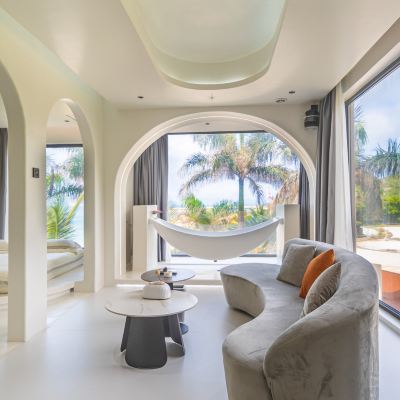 懸浮浴缸海景房 珠海外伶仃島蔚藍美域客棧優惠