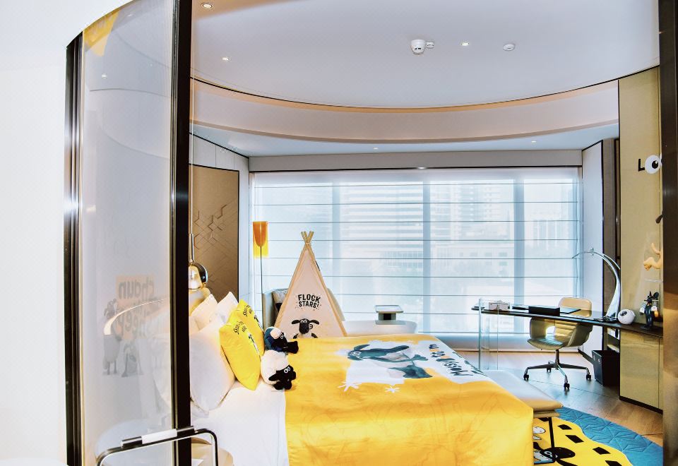 小羊肖恩主题房大床房