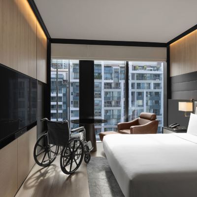 無障礙經典特大床房 新加坡羅伯遜碼頭洲際酒店 （SG Clean） - IHG 旗下酒店優惠