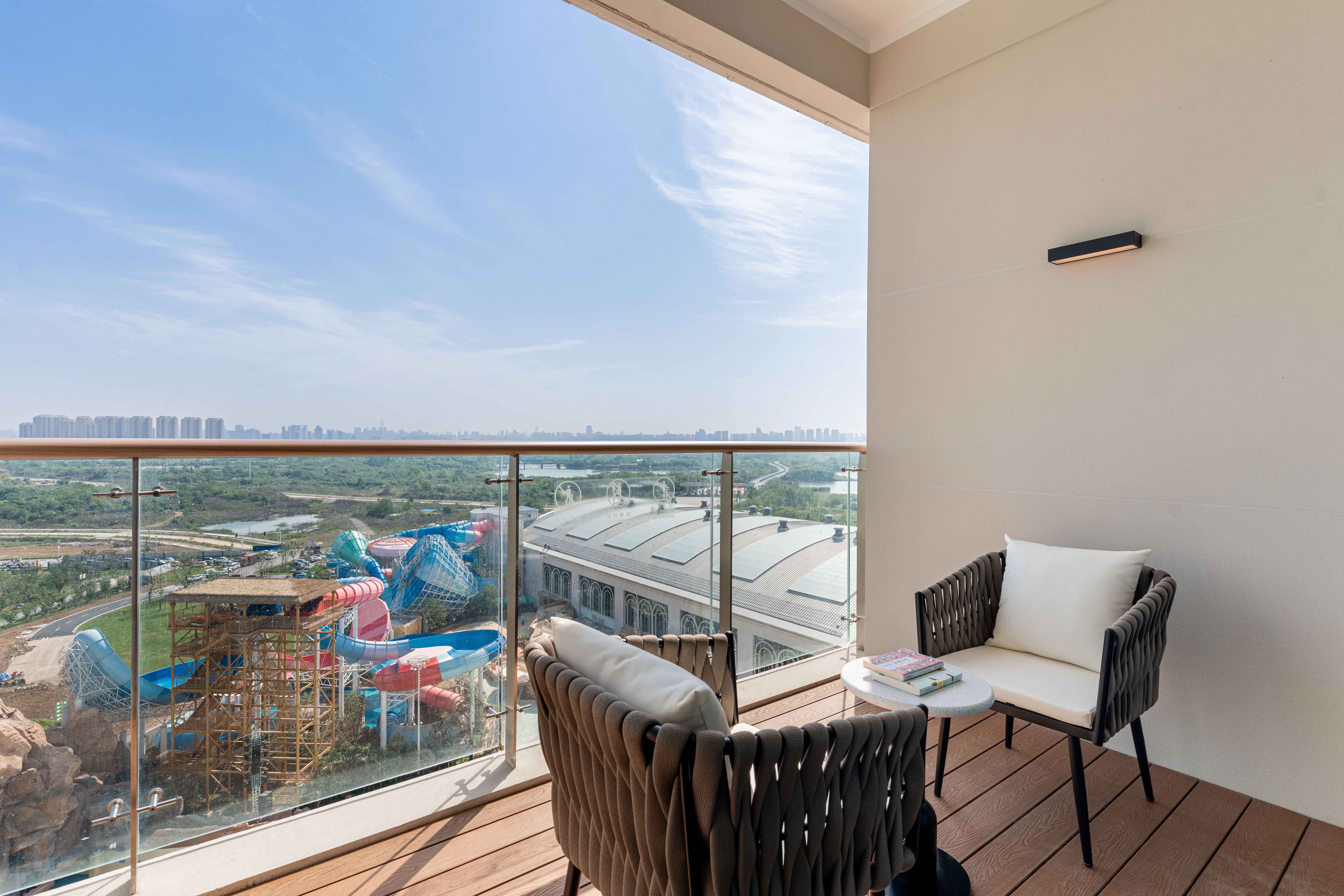 豪景双床房「官湖烟波·赏落日星河」