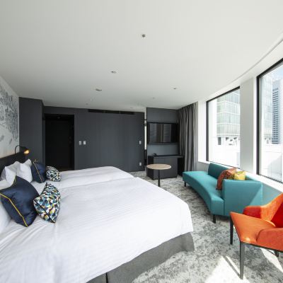 デラックスコーナーツインルーム(禁煙) ホテルインターゲート大阪 梅田 クーポン