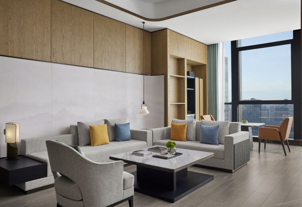 行政套房|独立会客厅+卧室|享云端视野尽揽城市天际线