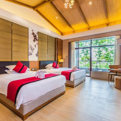 幸喜溫泉雙床房 廣州三英溫泉度假飯店優惠