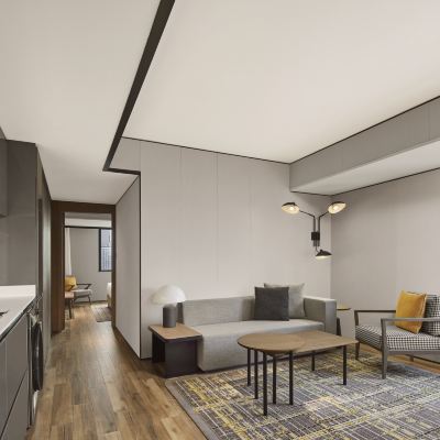 雙卧室公寓套房+洗烘一體機+廚房 成都天府麗都喜來登飯店優惠