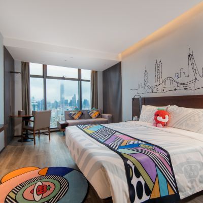 草莓音樂/泰迪珍藏主題大床房 深圳車公廟逸扉酒店優惠