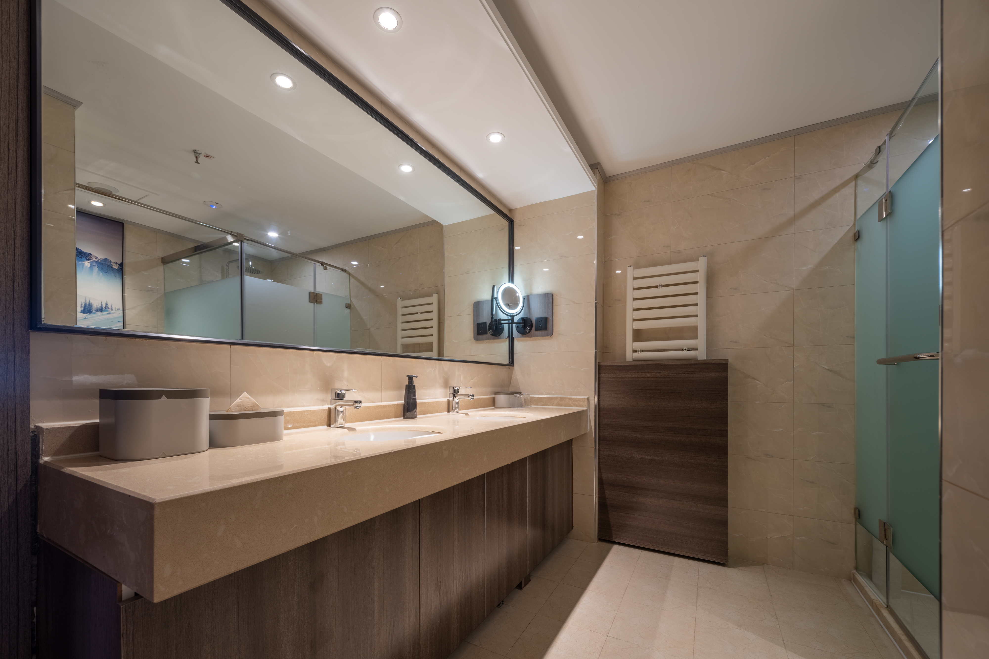 高級雙床房（手機投屏＋加濕器＋雙人洗手枱）