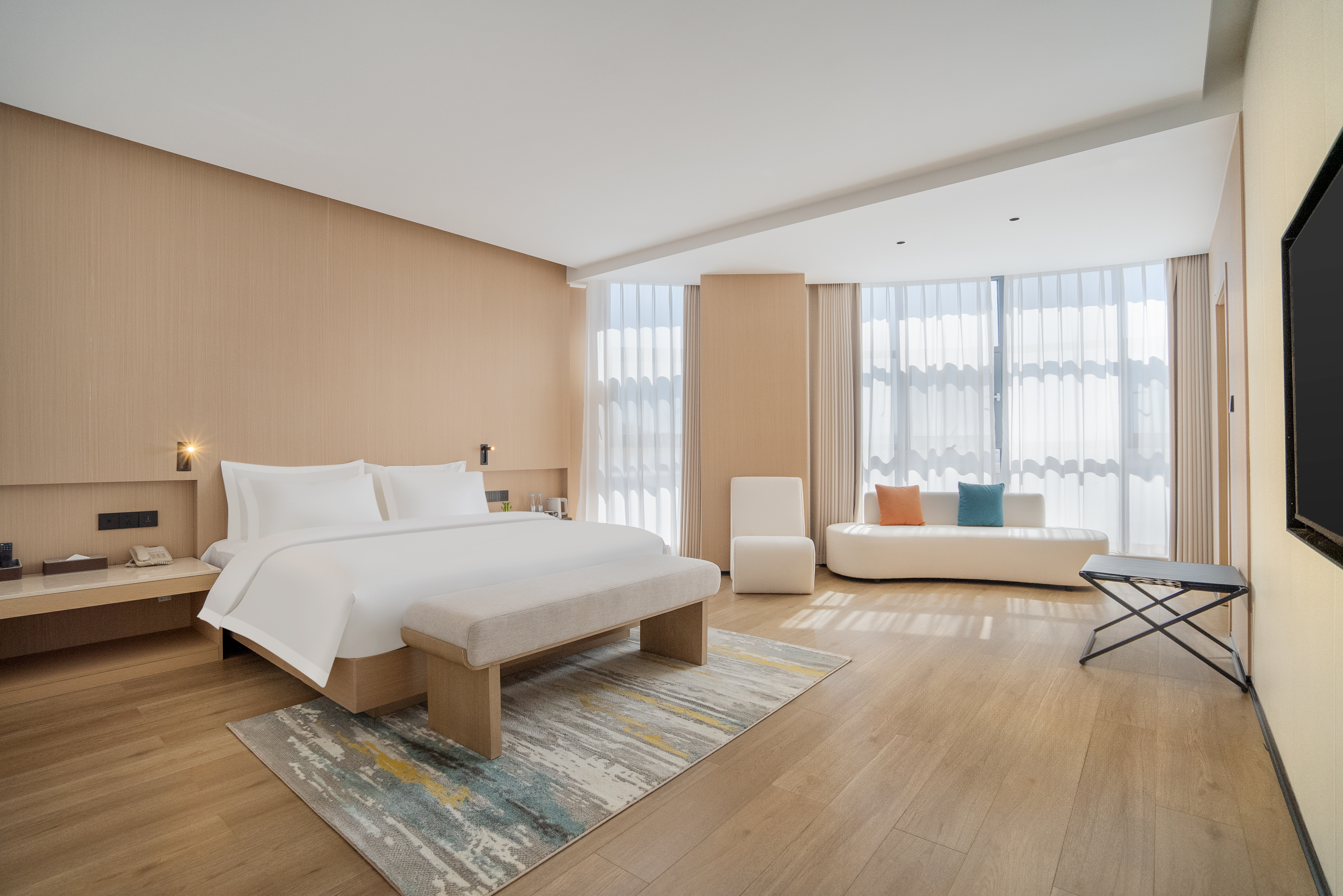 全景浴缸套房（休閑會客區+茶道茶具）