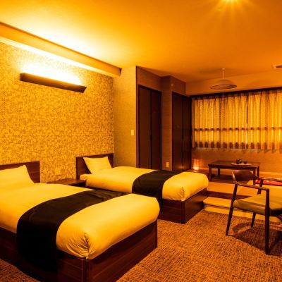 【禁煙】スタンダード和洋室ツイン 内風呂なし(眺望なし) 湯快リゾート 雲仙温泉 雲仙東洋館 クーポン