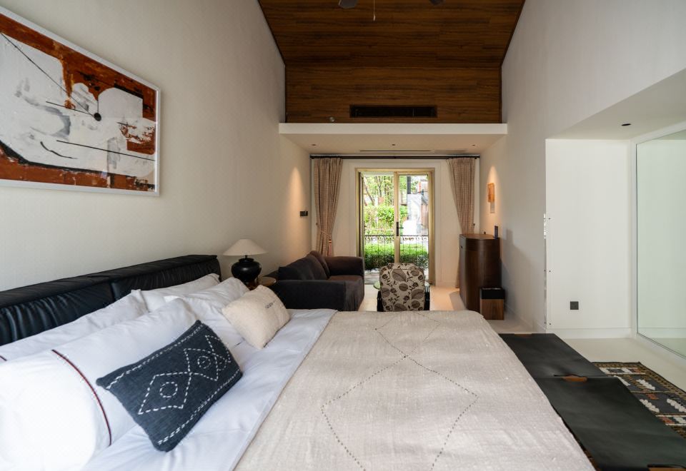 湖畔园景私汤房