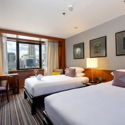 豪華雙床房 禁菸 （3-8 樓） 曼谷蘇閣索飯店優惠