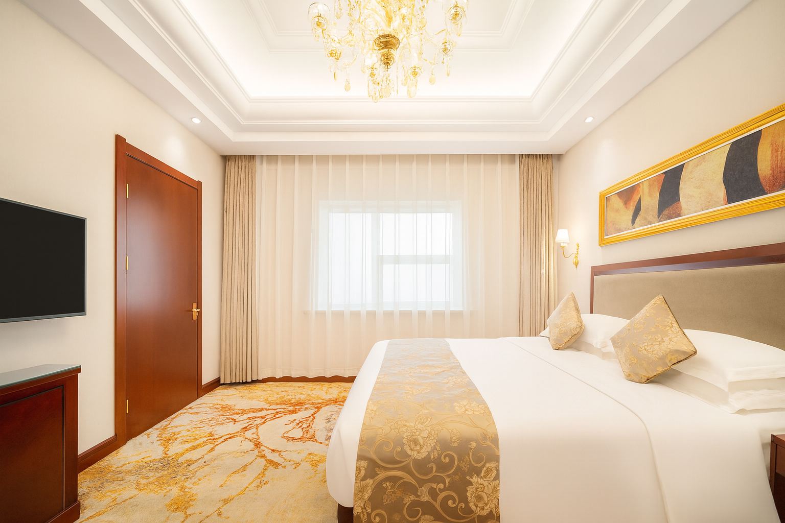 巴黎至尊豪華套房·靜謐會客廳·豪華浴缸·潤境加濕器