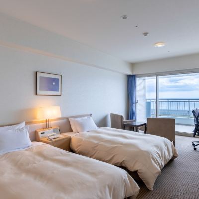 ＜オーシャンビュー＞ツインルーム【喫煙】 ホテルハーヴェスト南紀田辺 クーポン