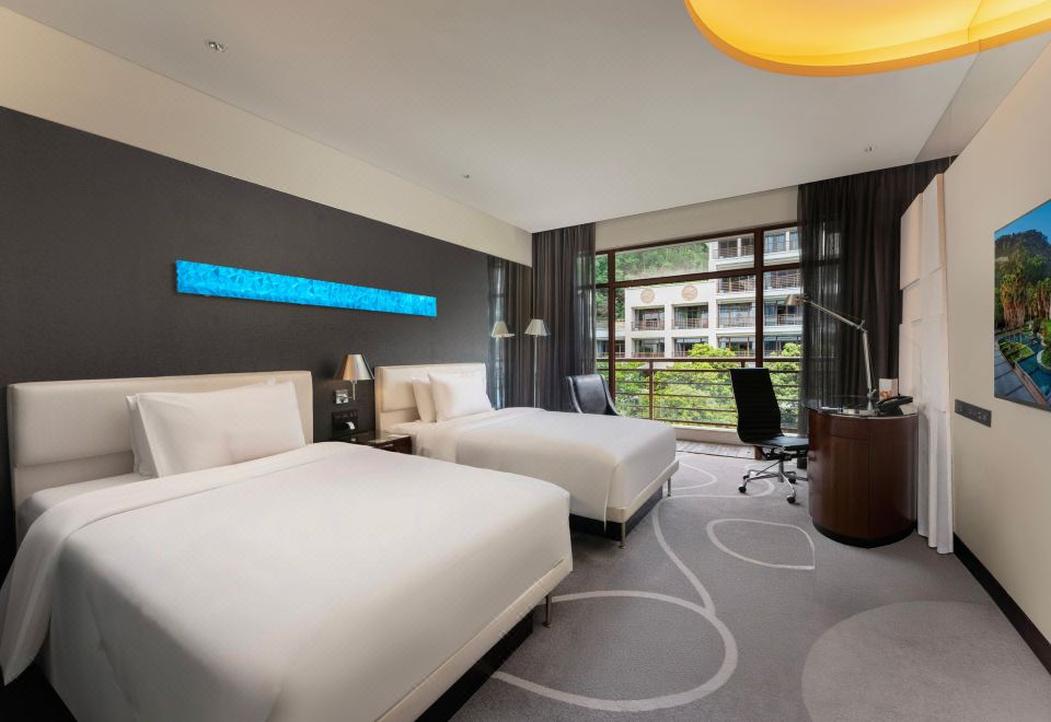 灵感序曲 | 庭景阳台双床房