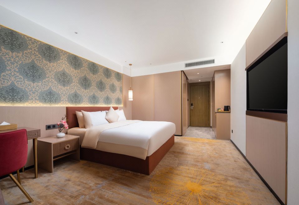 Guangzhou Wogo Yuanbao HotelWogo King Room (TV Projection + Steam Eye Mask)