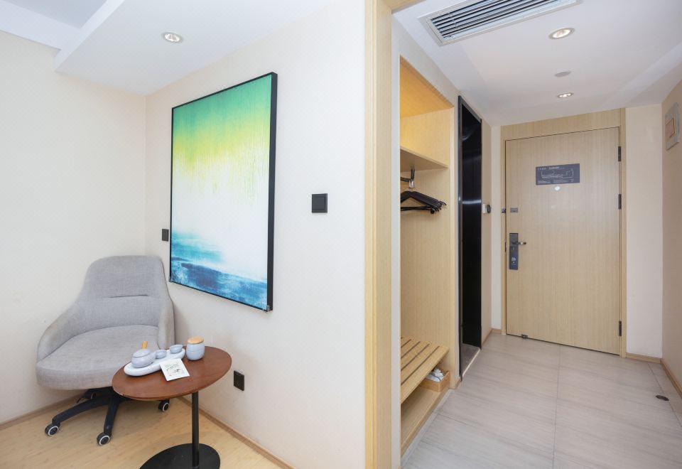 雙床房（落地窗+65寸投屏電視+分體空調+地暖）