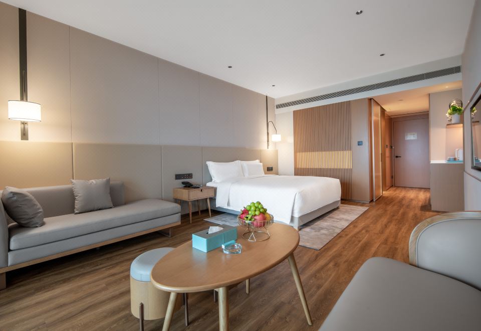 温泉海景豪華大床房（MINI吧+天然乳膠枕+私湯）