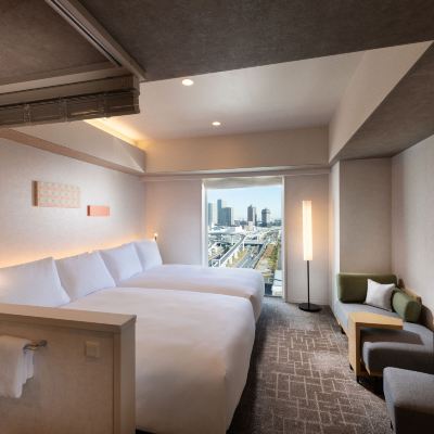 デラックスルーム(ダブルベッド2台)(高層階) ダイワロイネットホテル東京有明 クーポン