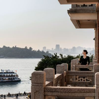 攝影家海景陽台大床房（鼓浪嶼景觀+開放式陽台） 廈門鷺江賓館優惠