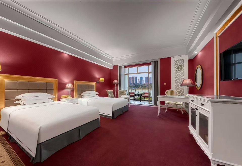 園林景觀雙床套房