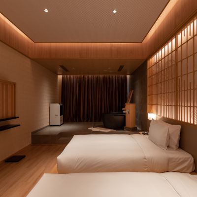 日式雅緻雙床房-私缸