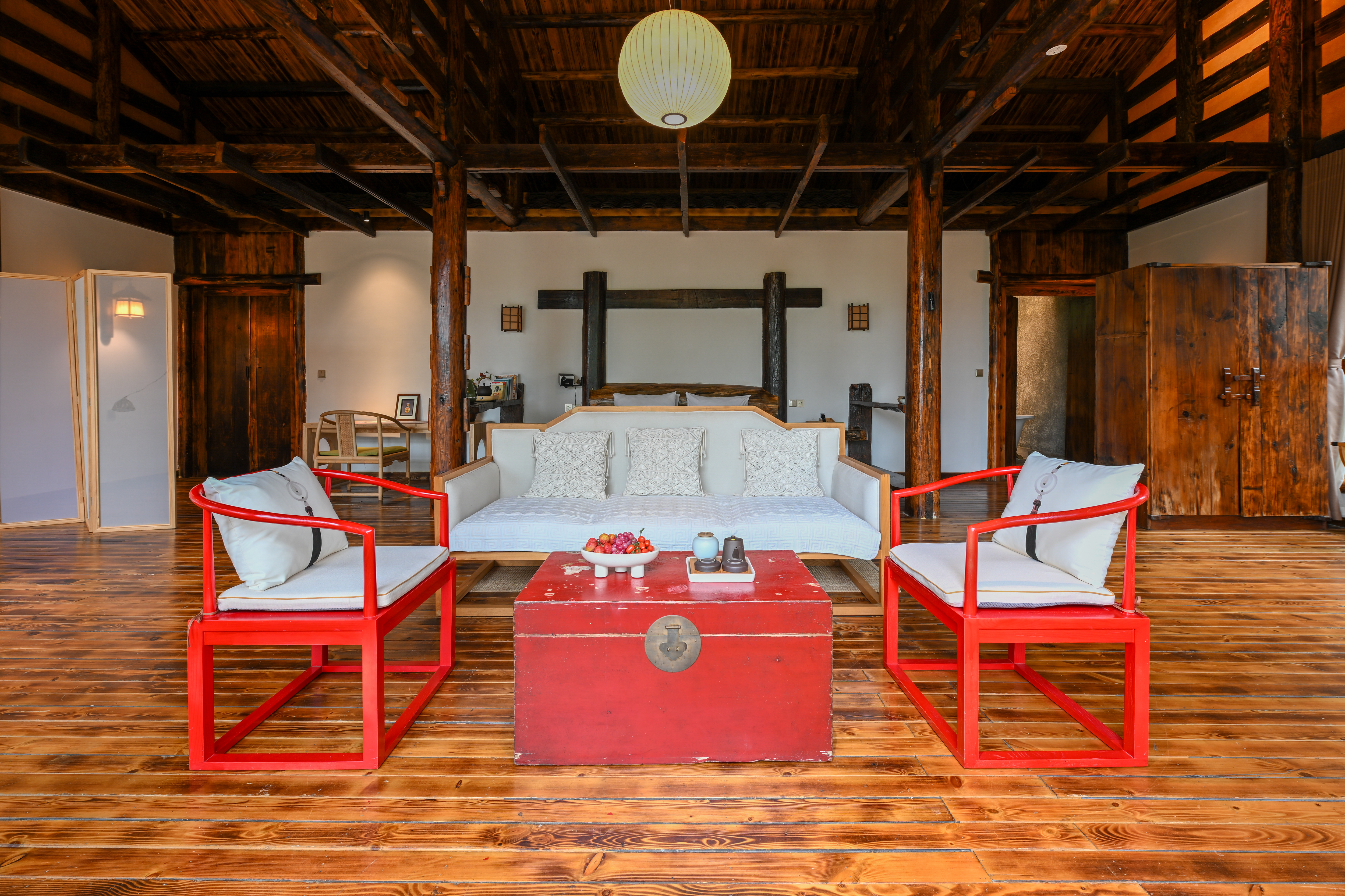 汉唐国风豪华家庭房