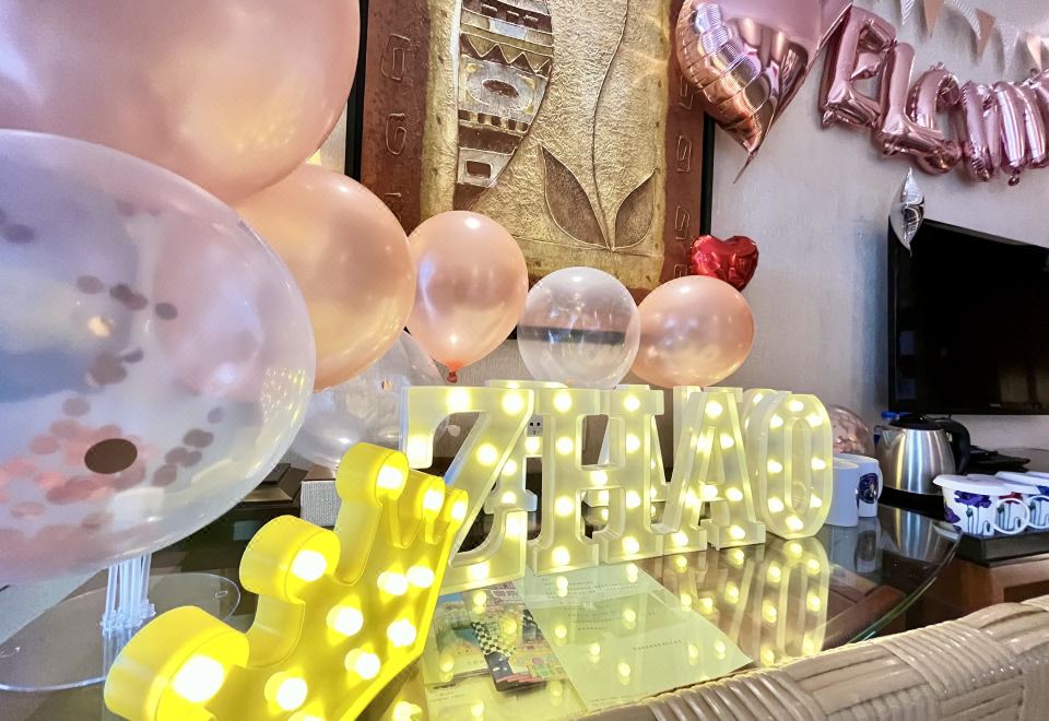 追星主題海景雙床房