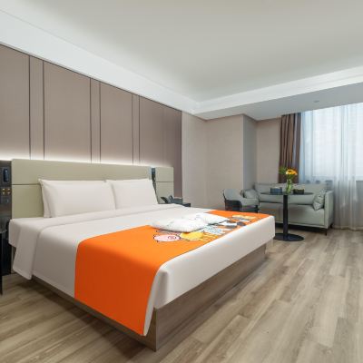 幾木親子房（投屏電視+小冰箱+亞朵一代深睡枕PRO） 青島奧帆中心五四廣場亞朵S飯店優惠