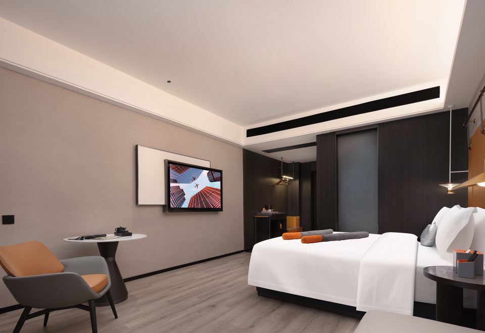 Cool全景大床房（全屋智控+零壓舒適床+小冰箱）