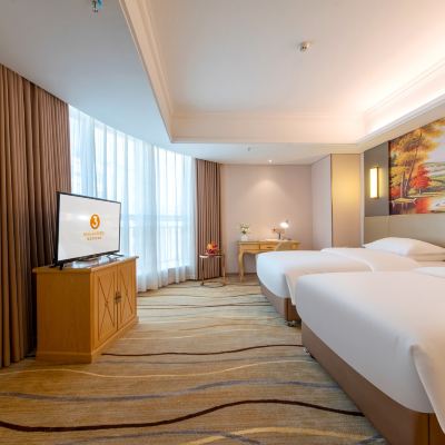 景觀雙床房【落地大窗+寬敞舒適+深睡眠床墊】 維也納3好酒店（廣州增城沙埔店）優惠