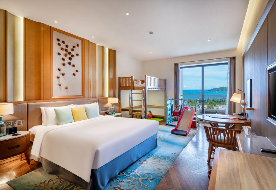 奢华海景家庭双卧联通套房