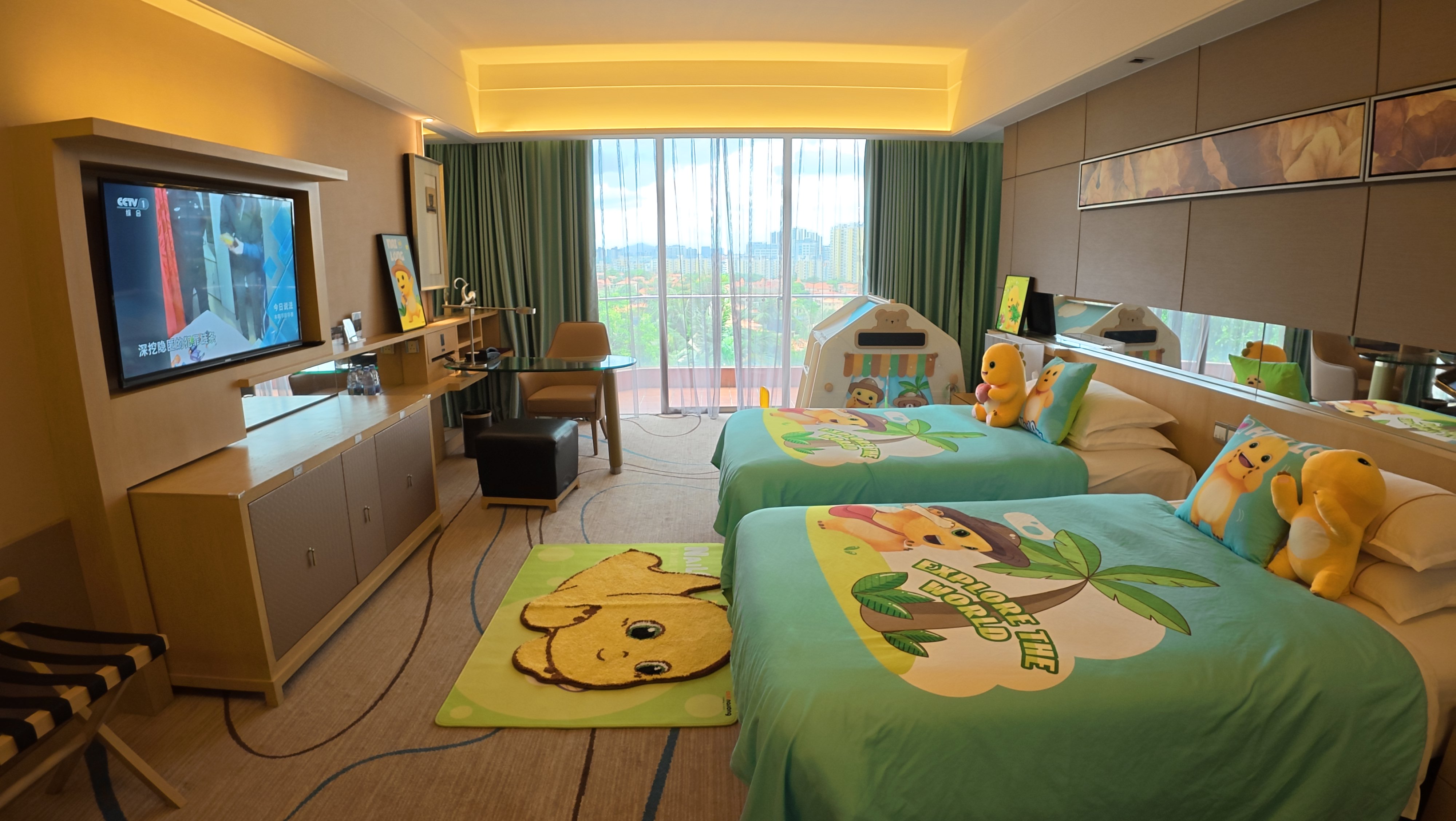 奶龙亲子主题双床房