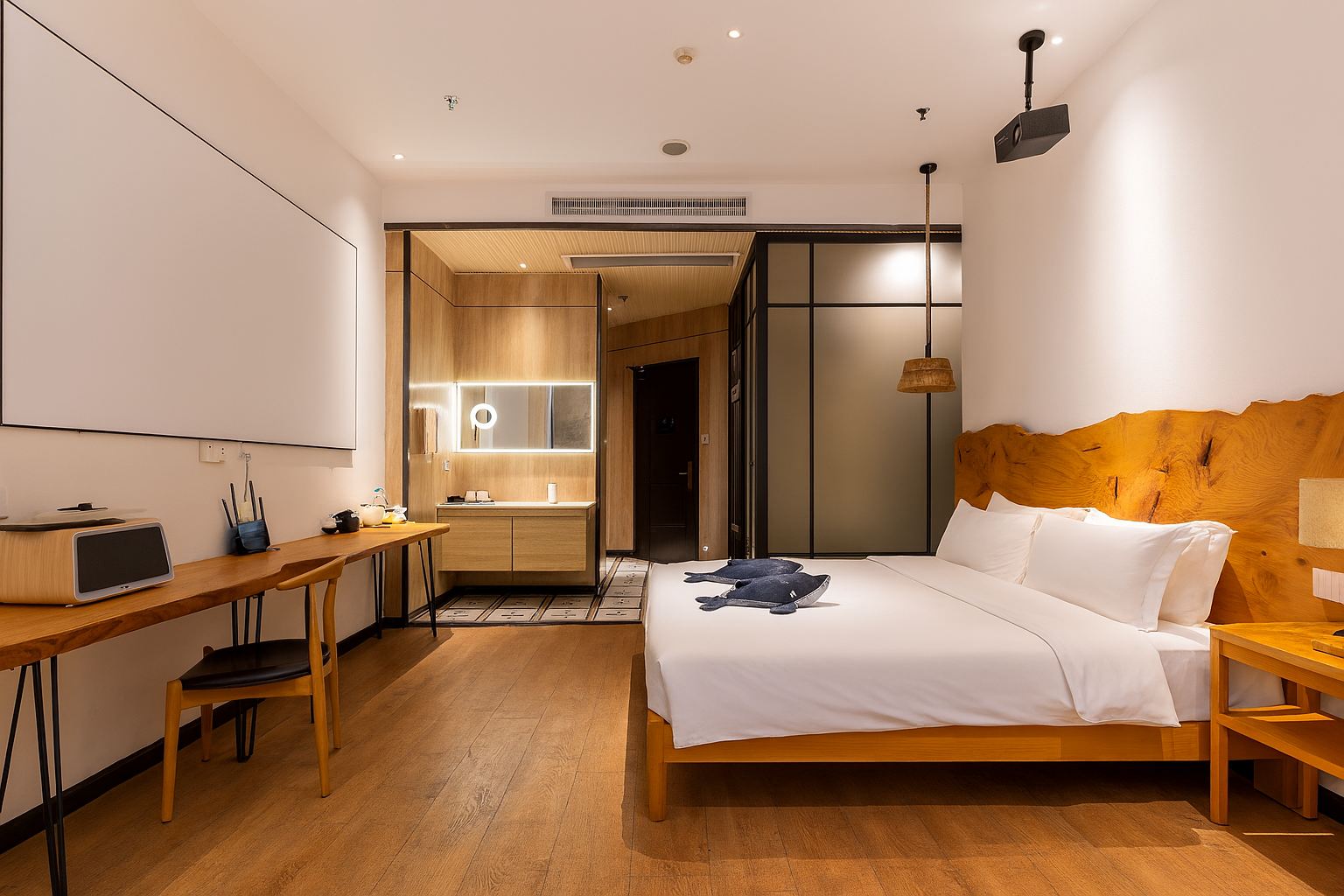 木寄投影豪华大床房（奢华影音带会员）