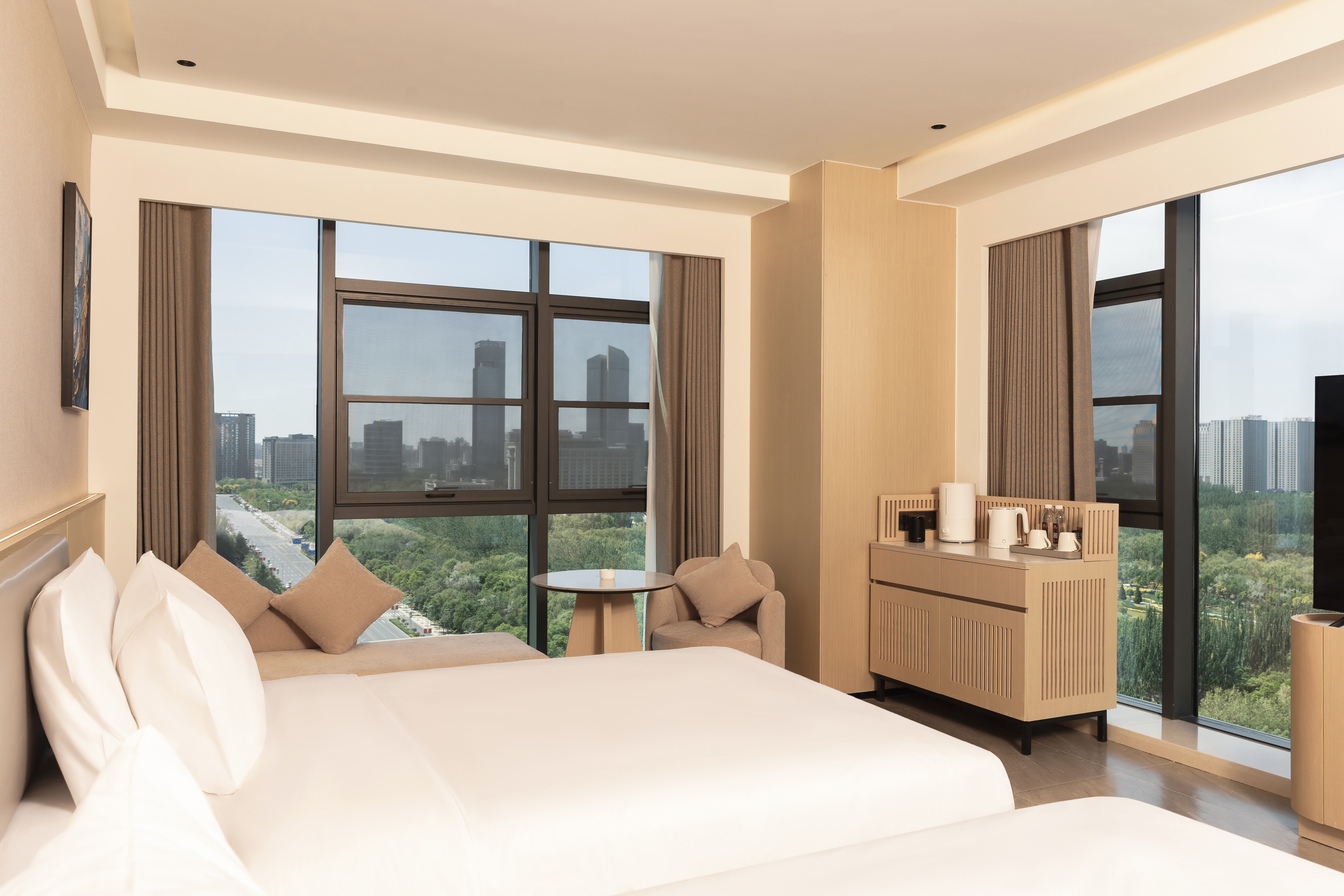 Wenhe Ruixi International HotelYiyun Mountain-View Twin Room