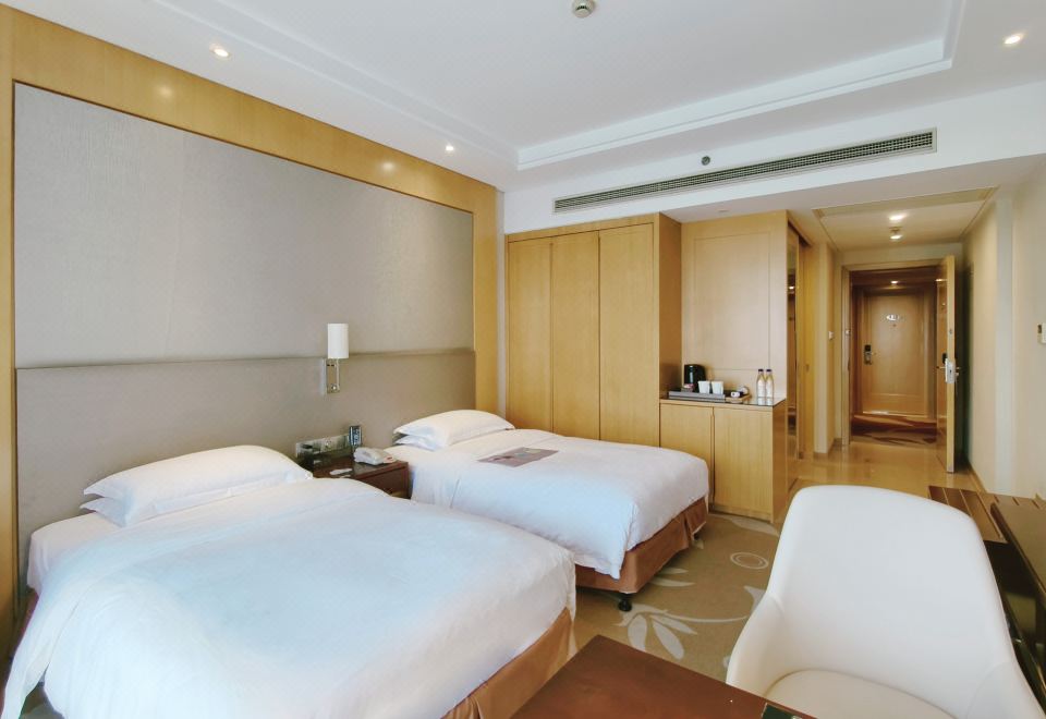 栖园楼精致双床房（园景）