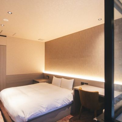 Standard Double Room, Non-Smoking ([Premium Room 133][with Open-Air Bath][32 Square Meters]) 東道後のそらともり クーポン