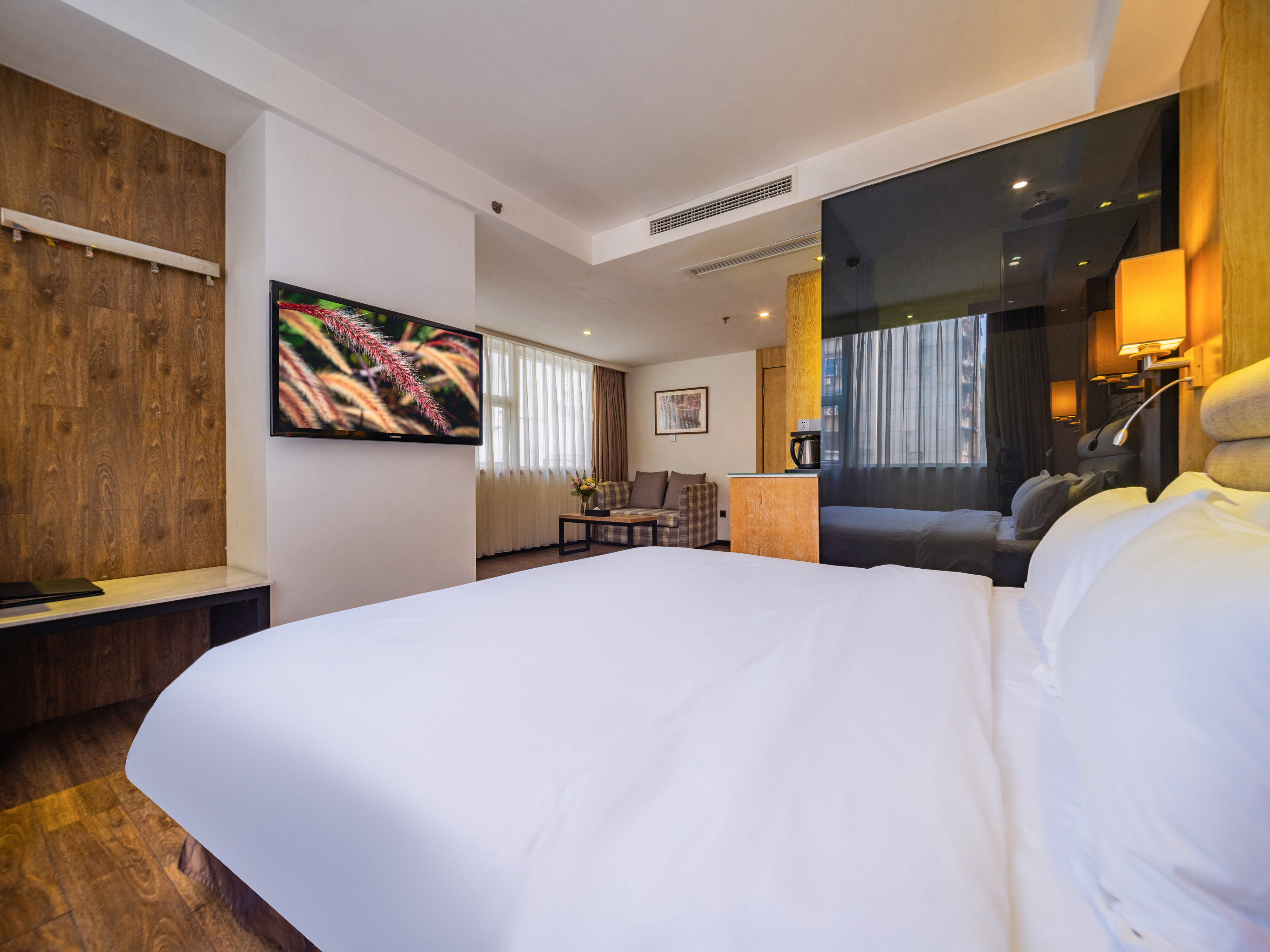 巴蜀风情大床房（雨淋顶喷+乾湿分离）