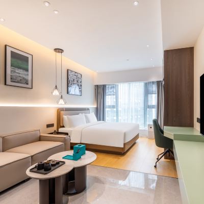 邑景高級大床房 昆明滇池時代廣場飯店（南亞風情福海地鐵站店）優惠