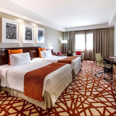 客房帶2張床 可使用休息室 杜拜迪爾拉皇冠假日酒店優惠